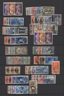 Italien: 1891/1939, Used Assortment Of Apparently Only Complete Issues Incl. Better Sets Like Sass. - Sammlungen