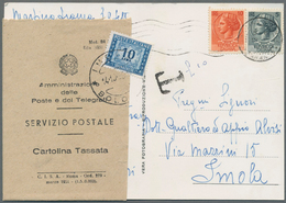 Italien: 1902/1963 (ca.), Holding Of Apprx. 350 Commercial Covers/cards, Mainly Postwar Period And C - Verzamelingen