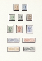 Italien: 1917/1928, Petty Collection Of 12 Different PROVA D'ARCHIVIO Comprising Vittorio Emanuele, - Sammlungen