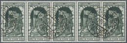 Italien: 1934, 10 Years Annexation Of Fiume Three High Values 1.75l.+1l. Bluish Black, 2.55l.+2l. Da - Sammlungen