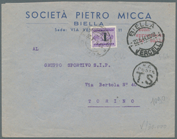 Italien - Portomarken: 1883/1970 (ca) 80+ Covers With Porto Stamps - A Huge Part Of Them "used As Re - Segnatasse