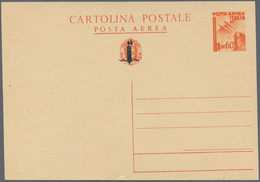 Italien - Ganzsachen: 1945/98 (ca.) Accumulation Of Ca. 201 Stationeries Mostly Unused AEROGRAMMES, - Interi Postali