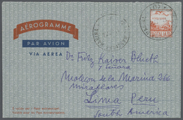 Italien - Ganzsachen: 1952/1989 (ca.), Bestand Von Ca. 640 Ungebrauchten Und Gebrauchten AEROGRAMMEN - Stamped Stationery