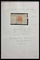 Italien - Stempel: 1870-1949: Fantastic Lifetime Collection, From A-Z, On Cover Or Card, Many Scarce - Marcofilía