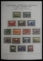 Jugoslawien: 1918-1985: Very Well Filled, Mostly MNH And Mint Hinged Collection Yugoslavia 1918-1985 - Cartas & Documentos