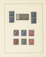 Jugoslawien: 1921/1923, VARIETIES, Mint Assortment Of Alexander Issues, Showing Partly Imperf. Pairs - Briefe U. Dokumente