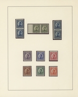 Jugoslawien: 1921/1923, VARIETIES, Mint Assortment Of Alexander Issues, Showing Partly Imperf. Pairs - Lettres & Documents