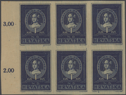 Kroatien: 1942/1992, Mint Assortment Of Sheets/large Units, Mainly 1940s, Also Mini Sheets And Some - Kroatien