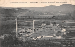 Delcampe - ¤¤   -   LANGEAC   -  L'Usine   -  Fonderie Métallurgique     -  ¤¤ - Langeac