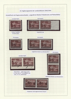 Kroatien: 1943/44, Landscapes 3.50 K. And 12.50 K. Compilation Of 38 Stamps With Plate Flaws, Differ - Kroatien