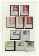 Kroatien: 1944, 7 + 3.50 K. War-damaged In 5 Phase Prints, Set In Unperforated Double Pieces And Set - Kroatien