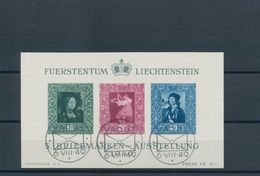 Liechtenstein: 1912/1960, Sauberes Lot Von Mittleren Und Besseren Ausgaben Ab MiNr. 1/3, Dabei MiNr. - Collections