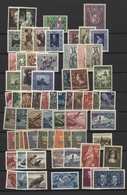 Liechtenstein: 1930/1960, Postfrische Und Teils Auch Ungebrauchte Partie Von Mittleren Und Besseren - Collections