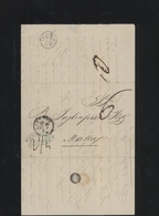 Malta: 1845/1864, Collection Of 48 Stampless Lettersheets From And (mainly) To Malta, Showing A Good - Malta