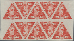 Monaco: 1926/1949 (ca.), Accumulation With Only IMPERFORATE Stamps Including Many Complete Sets In D - Unused Stamps