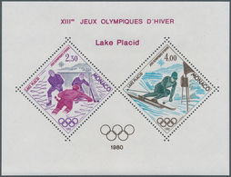 Monaco: 1980, Olympic Lake Placid, Bloc Speciaux, 100 Pieces Unmounted Mint. Maury BS12 (100), 19.00 - Unused Stamps