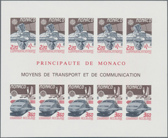 Monaco: 1988, Europa-Cept, Souvenir Sheet IMPERFORATE, 50 Pieces Unmounted Mint. Maury 1659A Nd (50) - Ungebraucht