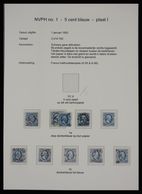 Niederlande: 1852: Nice, Extensive, On Color And Plate Specialised Collection Netherlands Issue 1852 - Other & Unclassified