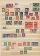 Norwegen: 1922/1964, Almost Exclusively U/m Collection/accumulation (only A Few Stamps Are Hinged - - Brieven En Documenten