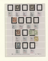 Österreich: 1858/1859, Sammlungspartie MiNr. 10/15 Mit 26 Marken (incl. Ein Wenig L+V) Sowie Zehn An - Verzamelingen