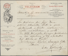 Österreich: 1880/1980 (ca): Mehrere Hundert Telegramme, Telegrammaufgabescheine, Etc. Aus  Allen Tei - Verzamelingen