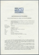 Österreich: 1961/1991, Aus Dem Nachlass Des Entwerfers Karl Gessner, Der Etliche Marken Für Österrei - Sammlungen
