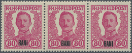 Österreichisch-Ungarische Feldpost - Rumänien: 1918, Nicht Ausgegebene Freimarken Kaiser Karl I. Mit - Altri & Non Classificati