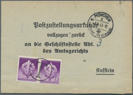 Österreich - Ostmark: 1938/1944, Partie Von Ca. 54 Belegen In Guter Vielfalt, Meist Bedarf, Auch Bah - Andere & Zonder Classificatie