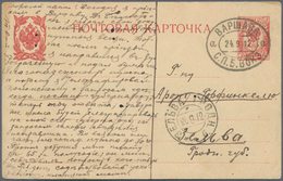 Polen - Russische Periode: 1885/1913 Ca. 14 Covers, Cards And Postal Stationeries All Sent From Diff - Altri & Non Classificati