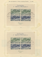 Polen: 1918/1986, Mainly Used Collection In Four Albums/on Loose Album Pages, Main Value In The Post - Lettres & Documents