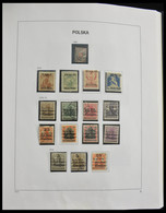 Polen: 1918-1994: Well Filled, MNH, Mint Hinged And Used Collection Poland 1918-1994 In 3 Davo Album - Lettres & Documents