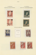 Polen: 1943/1991, Used And Mint Collection In Six Volumes, From Some Issues WW II/Government In Exil - Lettres & Documents