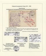 Polen - Besonderheiten: 1918/1924, Collection Of 44 Covers/cards Relating To The 1918/1919 POLISH-UK - Andere & Zonder Classificatie