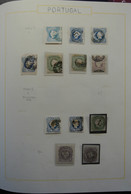 Portugal: 1853-1965: Very Well Filled, Mostly Used Collection Portugal 1853-1965 In Blanc Biella Alb - Other & Unclassified