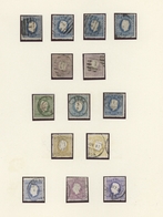 Portugal: 1870/1882, Luis I. Perforated Issue, Used Collection O 30 Stamps Of All Denominations, Nea - Sonstige & Ohne Zuordnung