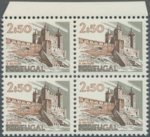 Portugal: 1973, Definitive Issue 2.50esc. ‚Vila Da Feira Castle‘ With Security Print ‚1975‘ On Gum I - Other & Unclassified