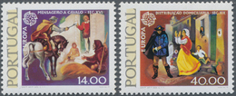 Portugal: 1979, Europa-CEPT ‚history Of Post‘ Set Of Two 14esc. And 40esc. With PHOSPHOR Strip In A - Sonstige & Ohne Zuordnung