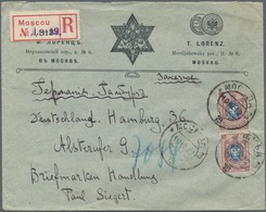 Russland: 1860/1918 Phantastic Collection Of Ca. 256 Covers Cards Lettercards Stationeries Of A Very - Lettres & Documents