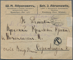 Russland: 1878/1915 Small Holding Of About 67 Items All From The Baltic Sent By Rail Mail, While Cov - Brieven En Documenten