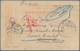 Russland: 1915/18 20 Different Cards Of POW Of WWI With Many Different Censor Marks, Cancels And For - Briefe U. Dokumente