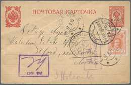 Russland - Ganzsachen: 1860/1916 (ca.) Collection Of Ca. 223 Stationeries Incl. Postal Stationery Ca - Enteros Postales