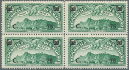 San Marino: 1936, Airmail Stamp ‚Monte Titano‘ 50c. Green Surcharged ‚C. 75‘ In A Lot With 430 Stamp - Used Stamps