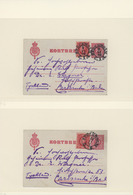 Schweden: 1858/1998, Used Colllection/accumulation In Three Schaubek Albums, Well Sorted From Ancien - Storia Postale