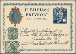 Schweden - Ganzsachen: 1894/1981 STATIONERY Ca. 130 Unused/used/CTO Airletter, Postal Stationery Car - Postwaardestukken