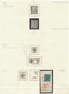 Schweiz: 1821-1907: Sehr Umfangreiche Kollektion Vom Marken Und Belegen In Zwei Großen, Dicken Klemm - Collections