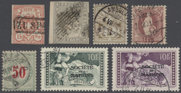 Schweiz: 1850-1990, Sammlung Von Meist Gebrauchten Teils Auch Postfrischen/ungebrauchten Marken Und - Sammlungen