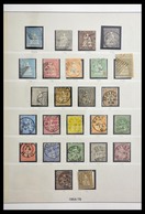 Schweiz: 1854-2002: Very Extensive, Partly Specialised, Mostly Cancelled Collection Switzerland 1854 - Collections