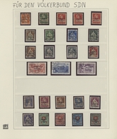 Schweiz - Internationale Organisationen: 1922/1999, Saubere Sammlung Im Safe-Ringbinder, Anfangs Ges - Andere & Zonder Classificatie