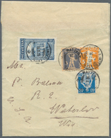 Schweiz - Ganzsachen: 1910/1950's: Group Of 18 Postal Stationery Wrappers (Streifbänder) To North Am - Interi Postali