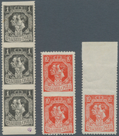 Serbien: 1918, Definitives "Peter/Alexander", Specialised Assortment Of 32 Stamps Comprising Mainly - Serbie